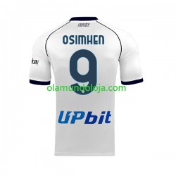 Camisola Napoli OSIMHEN 9 Homem Equipamento Segundo 2023-2024 Manga Curta